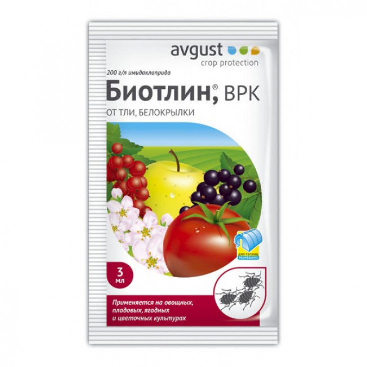 Биотлин 3мл (от тли и др.сосущих вредителей) Август х200. Эффективная защита растений Биотлин 3мл (от тли и др.сосущих вредителей) Август х200. Эффективная защита растений